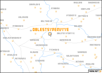 map of Oblestsy Pervyye