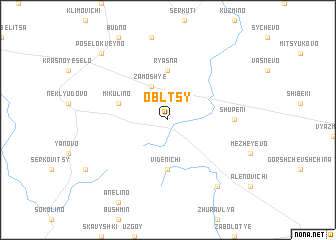 map of Oblʼtsy