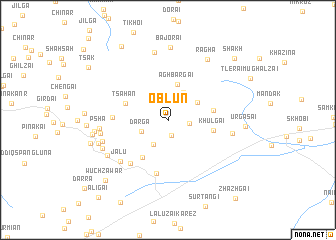 map of Oblun