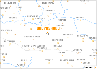 map of Oblyashovo