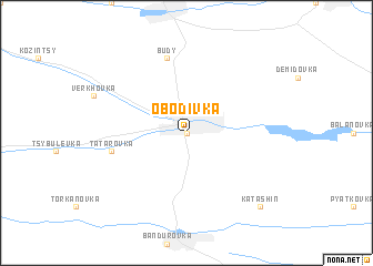 map of Obodivka