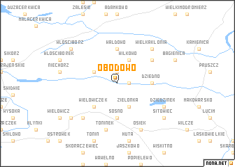 map of Obodowo