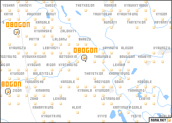 map of Obogon