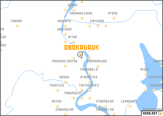map of Obokadauk