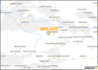 map of Oboldino