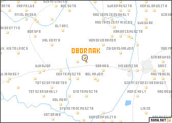 map of Obornak