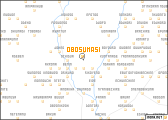 map of Obosumasi