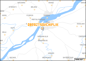 map of Obraztsov Chiflik