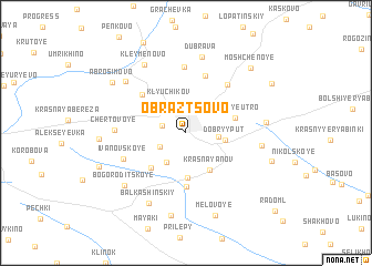 map of Obraztsovo