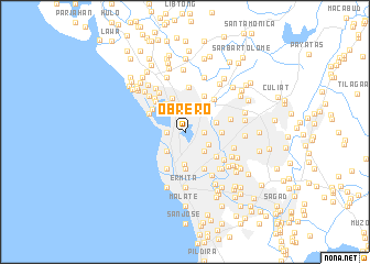 map of Obrero