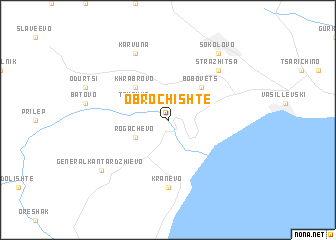 map of Obrochishte