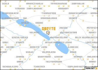 map of Obryte