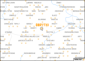 map of Obrytki