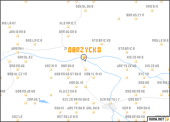 map of Obrzycko