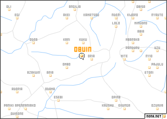 map of Obuin