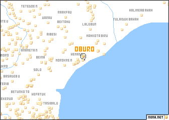 map of Oburo