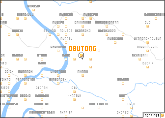 map of Obutong