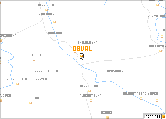 map of Obval