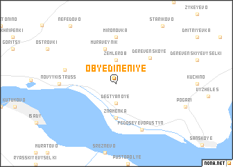 map of Ob”yedineniye