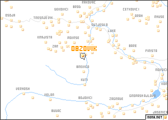 map of Obzovik
