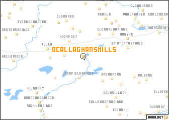 map of OʼCallaghansmills
