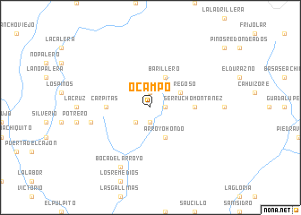 map of Ocampo