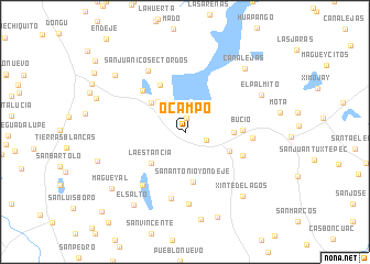 map of Ocampo