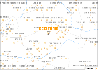 map of Occitania