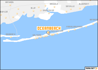 map of Ocean Beach