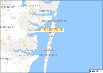 map of Ocean Beach