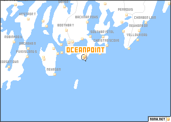 map of Ocean Point