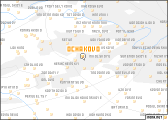 map of Ochakovo