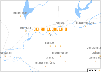 map of Ochavillo del Río