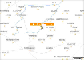 map of Ocheretyanka