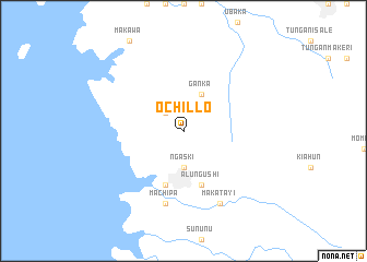 map of Ochillo