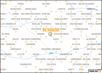 map of Ochodne
