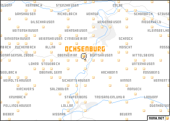 map of Ochsenburg