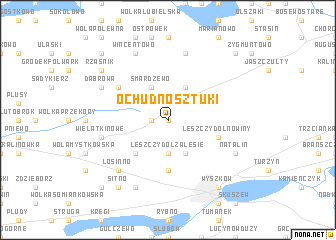 map of Ochudno Sztuki