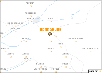 map of Ocna de Jos