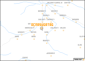 map of Ocna Şugatag