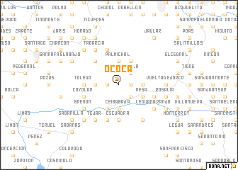 map of Ococa