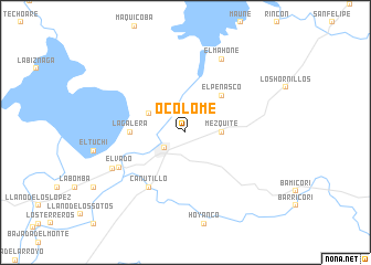 map of Ocolomé