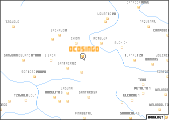 map of Ocosingo