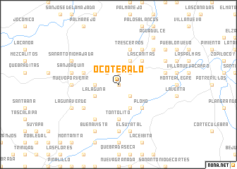 map of Ocote Ralo