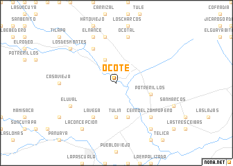 map of Ocote