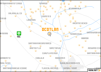 map of Ocotlán