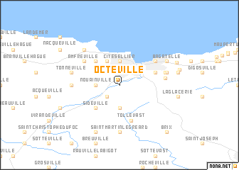 map of Octeville