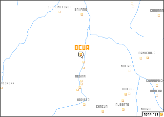 map of Ócùa