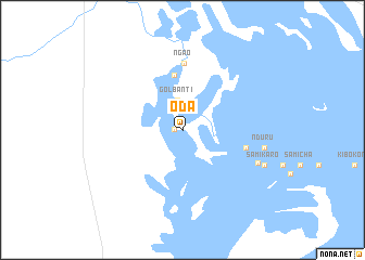 map of Oda