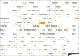 map of Odebode